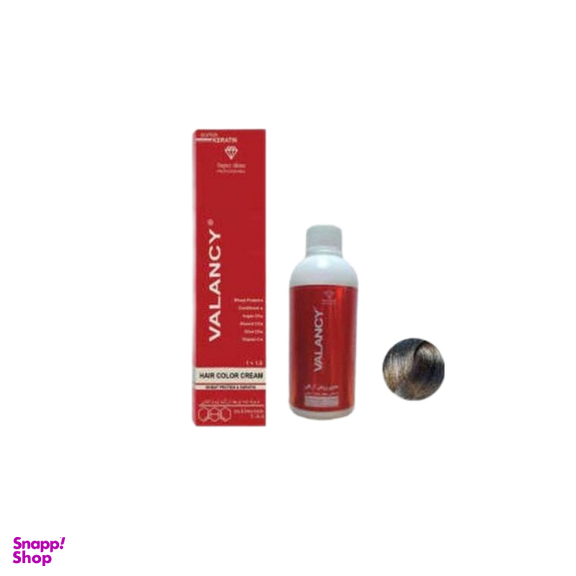 کیت رنگ مو والانسی کد N4 رنگ قهوه ای حجم ۱۰۰ میلی لیتر به همراه اکسیدان