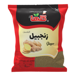 پودر زنجبیل گلها وزن 50 گرم بسته بندی سلفونی