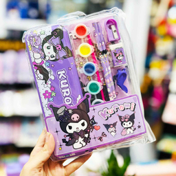 بسته لوازم تحریر مدل کرومی کد 83 مجموعه 9 عددی