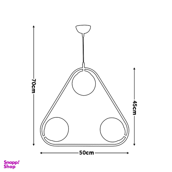 لوستر 3 شعله آرام کد A810/3/c