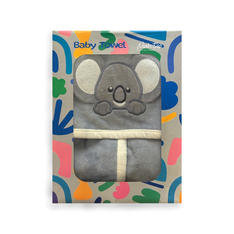 حوله پالتویی کودک نارین ساپ مدل کوالا پسر سایز 90 سانتی متر