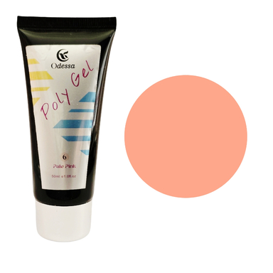 پلی ژل کاشت ناخن هارد ادسا مدل Pale Pink وزن 50 گرم