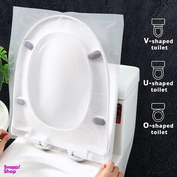 روکش یکبار مصرف توالت فرنگی نکس کر مدل کاوری بسته 100 عددی