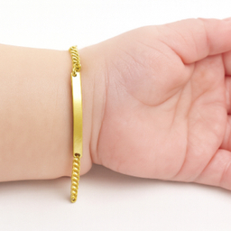 دستبند طلا 18 عیار دخترانه طرح کارتیه زنجیری