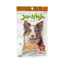 تشویقی سگ جرهای مدل Chicken Bacon وزن 60 گرم