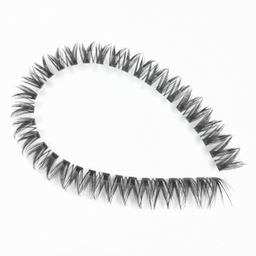 مژه مصنوعی ریسه ای مدل فیشر کاپ سایز 12 کد D