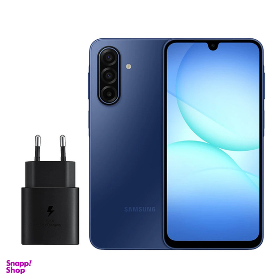 گوشی موبایل سامسونگ مدل Galaxy A17 دو سیم کارت ظرفیت 128 گیگابایت و رم 4 گیگابایت نسخه ویتنام به همراه شارژر 25 وات سامسونگ