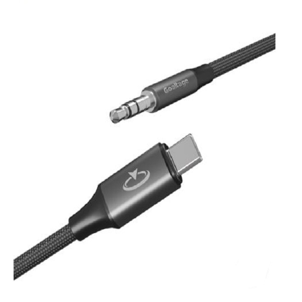 کابل AUX Jack 3.5mm به Type-C گلتیج کد CA04 طول 1 متر