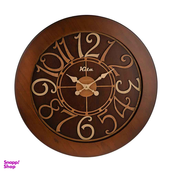 ساعت دیواری هم آدیس مدل کیتا رویال کد CKS 649 C60 سایز 60 سانتی متر