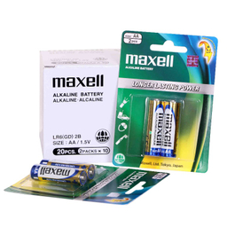 باتری قلمی مکسل مدل آلکالاین کد ‌LR6GD2B بسته 20 عددی