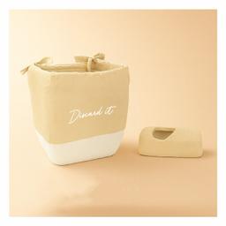 ست سطل و جای دستمال کاغذی مدل شاران