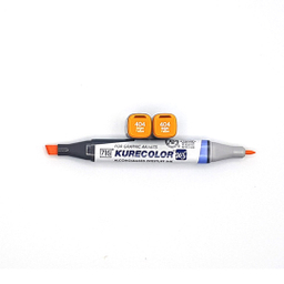 ماژیک کیوکالر دو سر زیگ مدل Bright Yellow 404-140