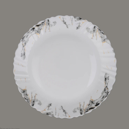 بشقاب غذاخوری مدل ماربل تخت کنگره بسته 6 عددی