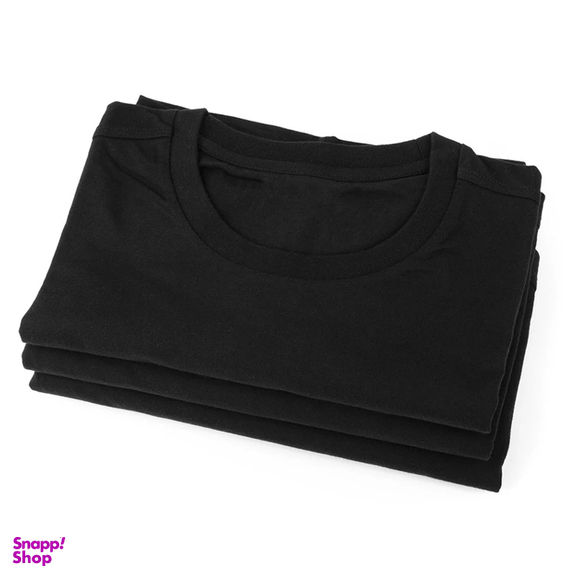 تیشرت آستین کوتاه زنانه مدل TZ10 طرح یلدا رنگ مشکی