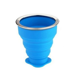 لیوان سیلیکونی جمع شو درب دار کد 17536