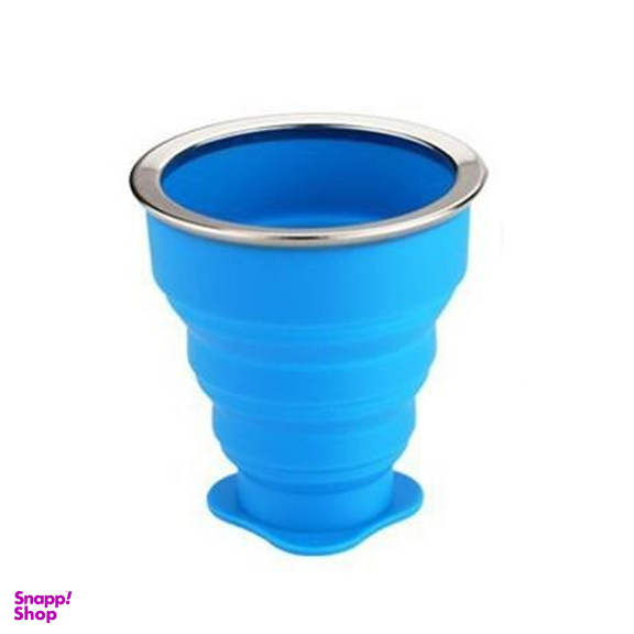 لیوان سیلیکونی جمع شو درب دار کد 17536