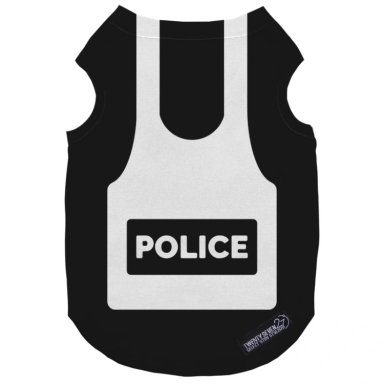 لباس سگ و گربه 27 طرح Police Rek کد MH1349