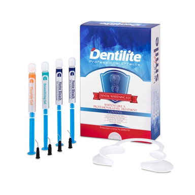 کیت بلیچینگ سفید کننده دندان خانگی دنتیلایت مدل Smile مجموعه 5 عددی