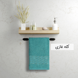حوله دستی دنیز طرح آرتا سایز 40×80 سانتی متر