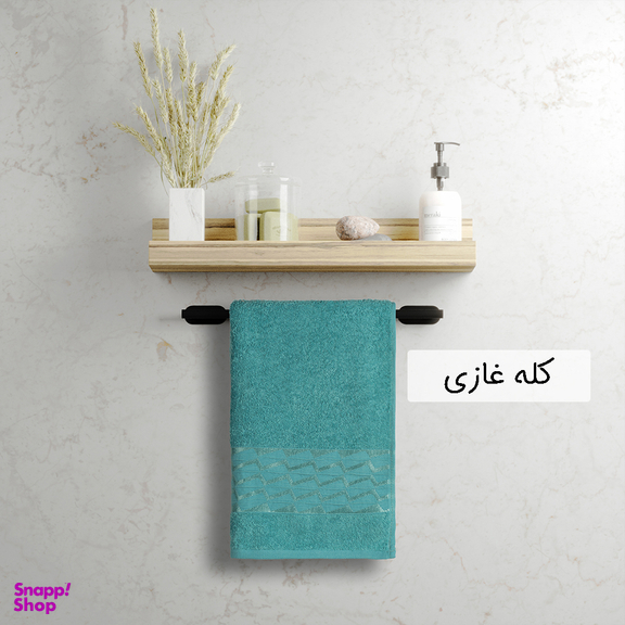 حوله دستی دنیز طرح آرتا سایز 40×80 سانتی متر