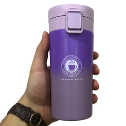 تراول ماگ دوقفله مدل دورنگ مات کد ps542 ظرفیت 350 میلی لیتر