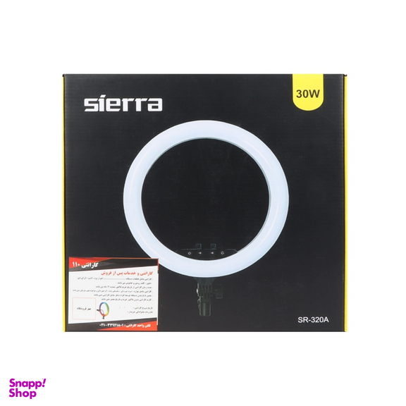 رینگ لایت 30 وات 12 اینچ سی یرا مدل SR-320A کد 024