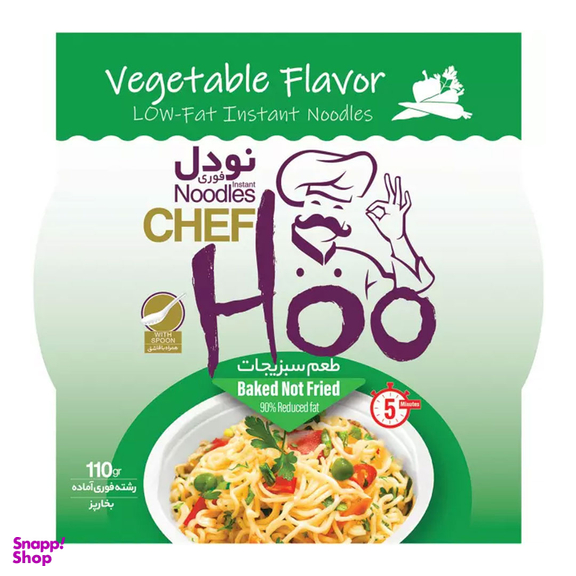 نودل کاسه ای شف هو طعم سبزیجات وزن 110 گرم