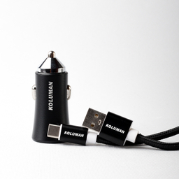 شارژر فندکی کلومن مدل KC-C03 به همراه کابل USB-C