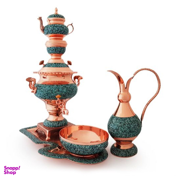سرویس سماور فیروزه کوب آقاجانی