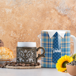 ماگ لاژید مدل اسم وحید کد TIE