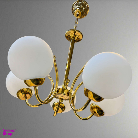 لوستر 5 شعله چشمه نور کد 898.5