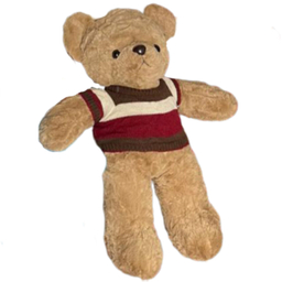 عروسک پولیشی مدل خرس لباس دار سایز 50 سانتی متر