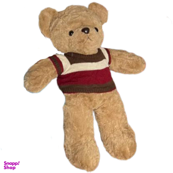 عروسک پولیشی مدل خرس لباس دار سایز 50 سانتی متر