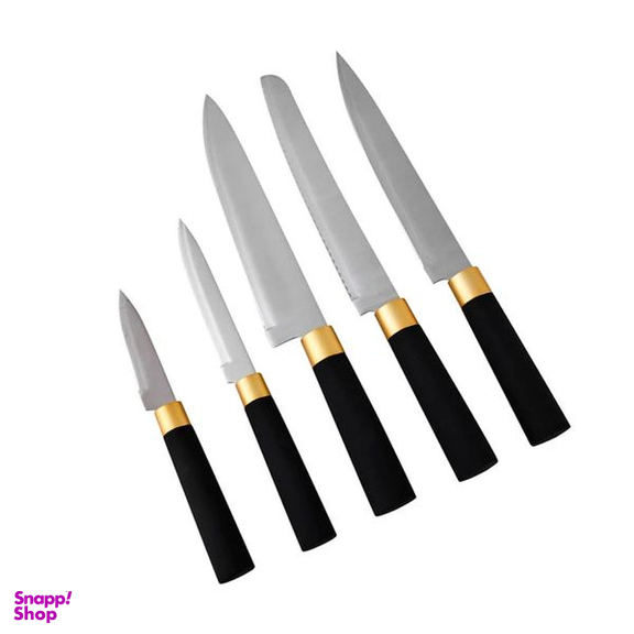 ست چاقو آشپزخانه 6 پارچه کاراجا مدل Woodland