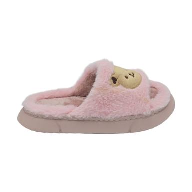 دمپایی حوله ای کد 7383 رنگ صورتی