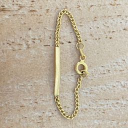 دستبند طلا 18 عیار دخترانه طرح کارتیه زنجیری