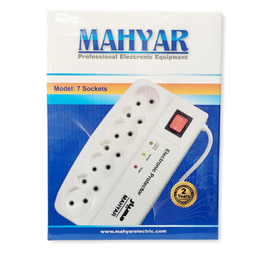 محافظ برق 7 خانه مهیار مدل H402 طول ۳ متر