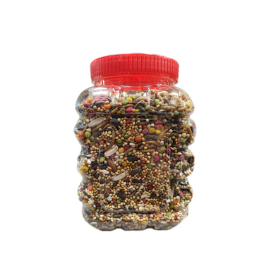 غذای پرندگان مدل هفت تخم آجیلی وزن 900 گرم