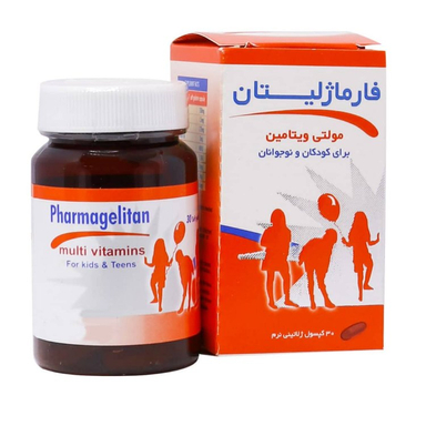 سافت ژل فارماژلیتان کودکان و نوجوانان شرکت داروسازی دانا بسته 30 عددی