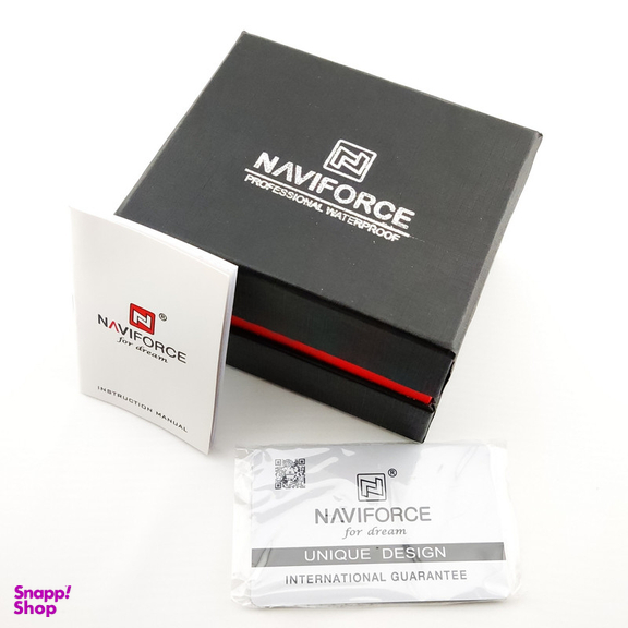 ساعت مچی عقربه ای مردانه نیوی فورس مدل تقویم دار بند جیر کد NF8023-S/GN