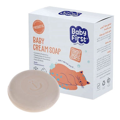 صابون بچه کرمی بیبی فرست وزن 75 گرم