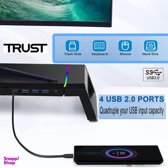 پایه نگهدارنده مانیتور تراست مدل TDESK