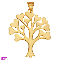 پلاک گردنبند طلا 18 عیار زنانه پانسی کد Pe1040