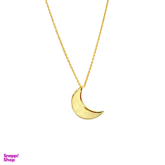 گردنبند طلا 18 عیار زنانه کاپانی طرح ماه کد KN013