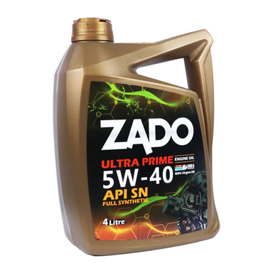 روغن موتور خودرو زادو مدل ULTAR PRIME کد SAE 5W40-SN حجم 4 لیتر
