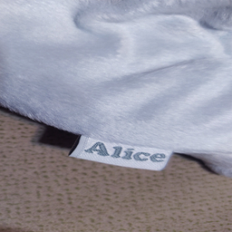 کلاه نوزادی آلیس مدل گربه کد Ab1 رنگ طوسی