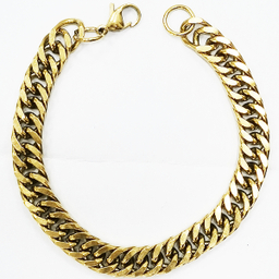 دستبند استیل مدل کارتیه کد D1 رنگ طلایی