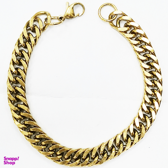 دستبند استیل مدل کارتیه کد D1 رنگ طلایی