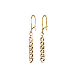 گوشواره طلا 18 عیار زنانه طرح کارتیه کد 00290