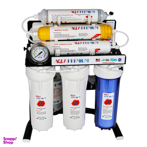دستگاه تصفیه آب خانگی آکواپرمیوم مدل A7AB10-BK-TP